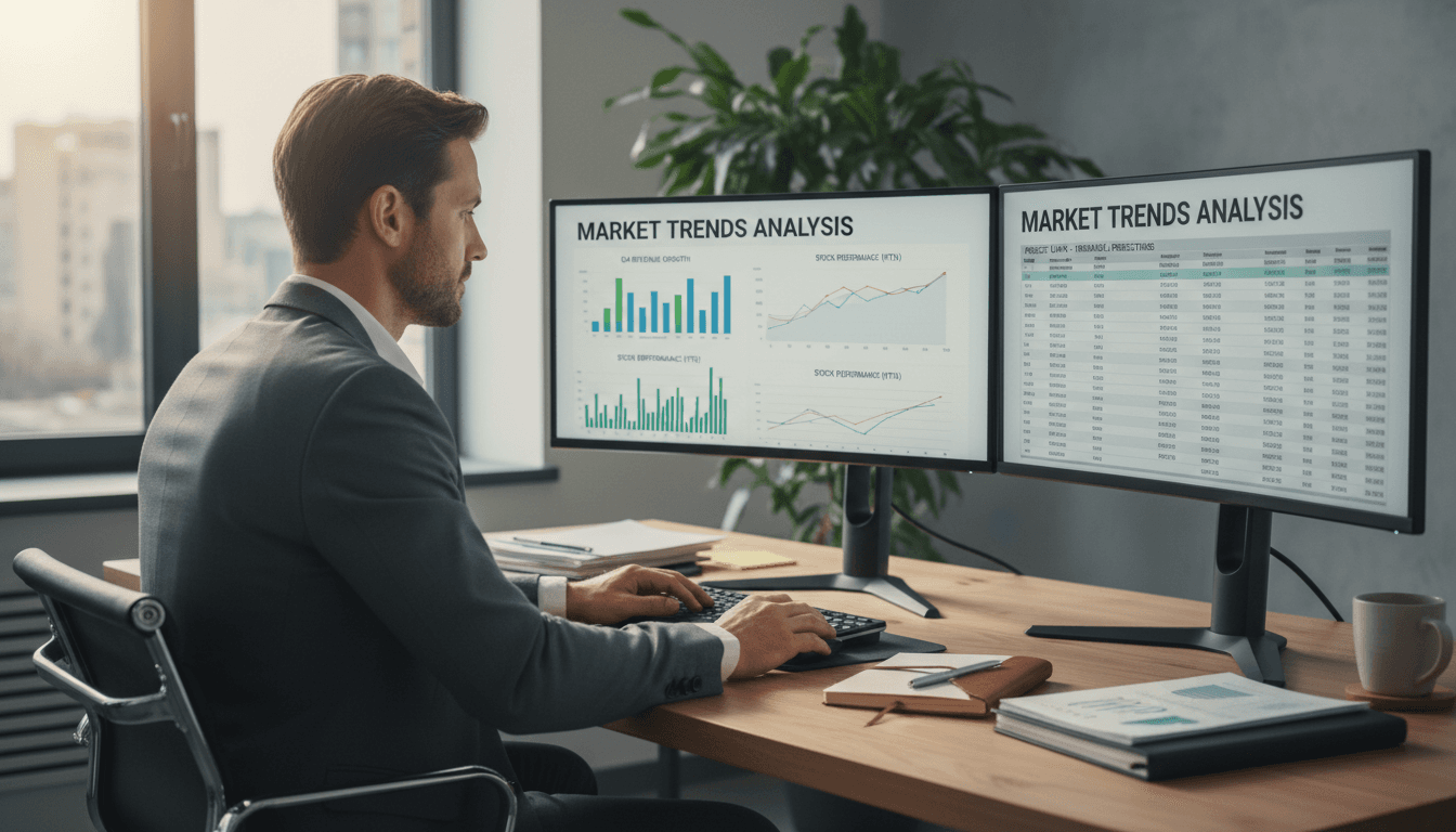 Energy consultant analyzing hydrogen project economics and feasibility data