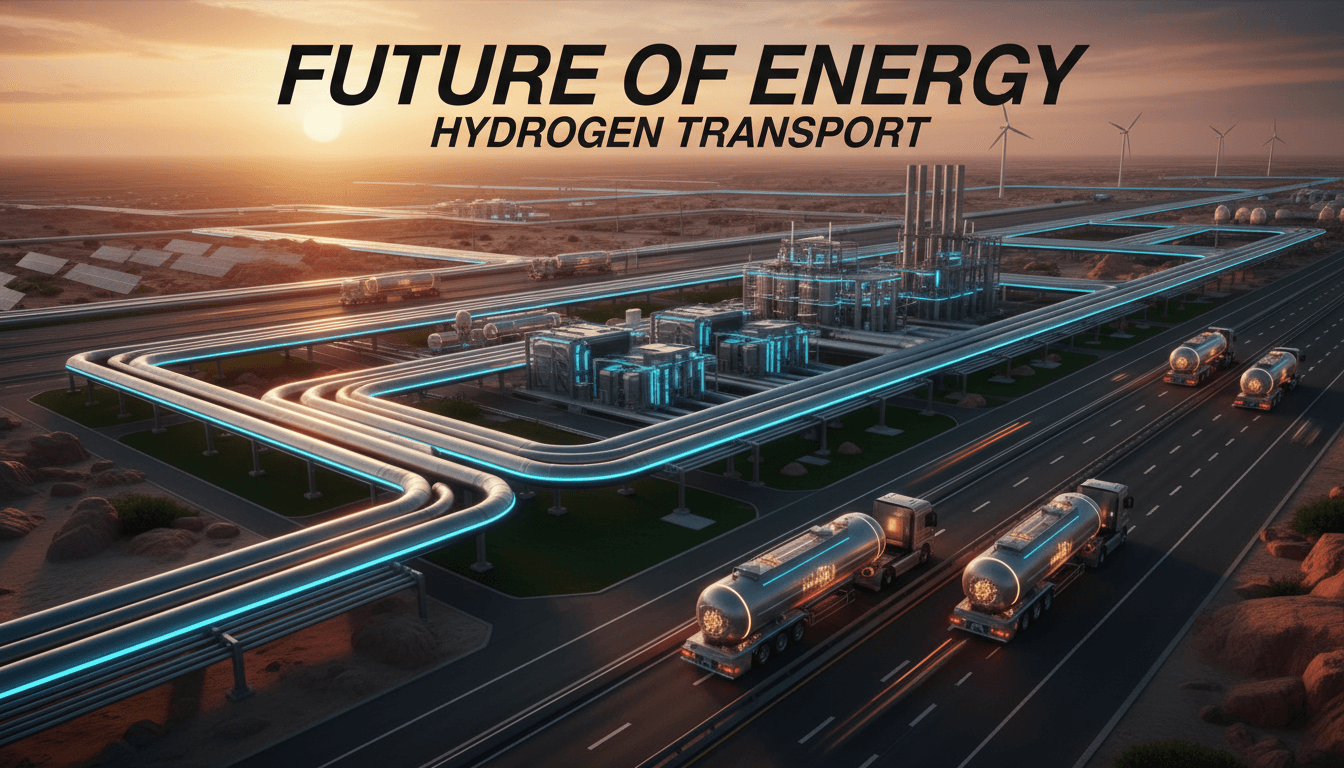 Hydrogen transportation pipeline and logistics infrastructure