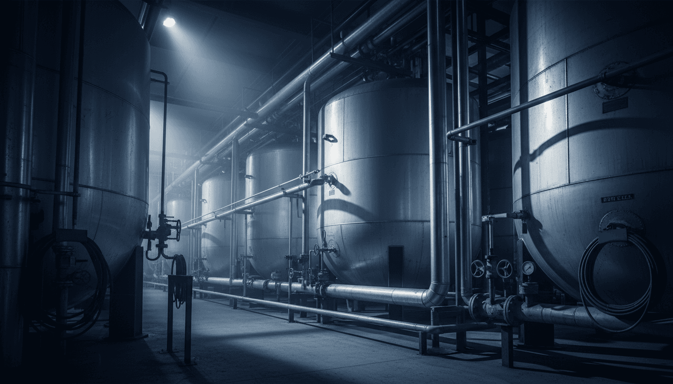 Industrial hydrogen storage tanks and infrastructure