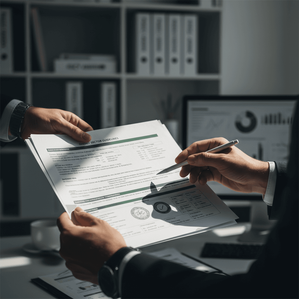 Energy policy expert reviewing regulatory frameworks and compliance documentation